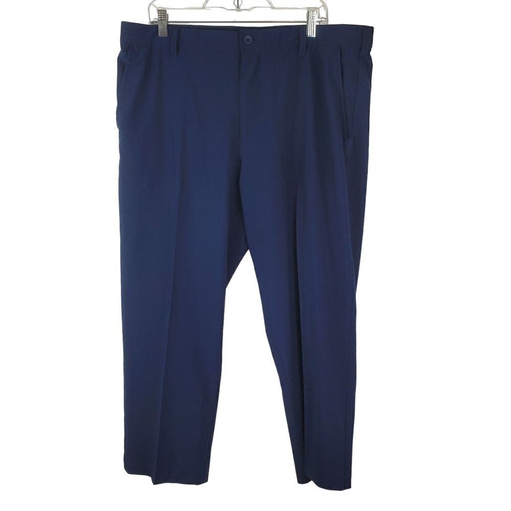 Izod Golf Pants 38x25.5 Navy Blue Performance Moisture wicking